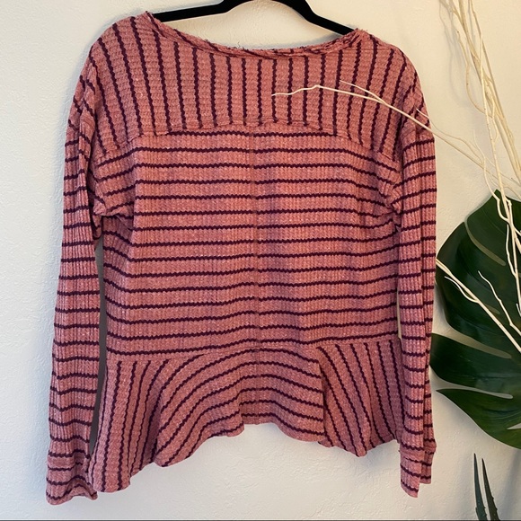 WE THE FREE Ruffles Waffle Knit Long Sleeve - Picture 8 of 12